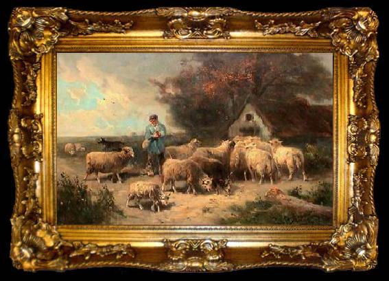 framed  unknow artist Sheep 120, ta009-2